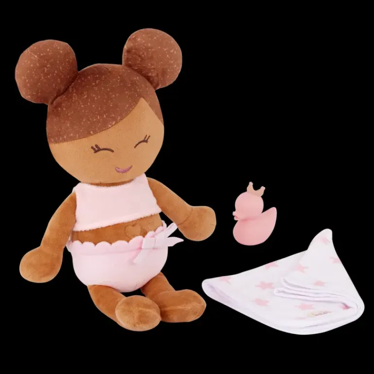 LullaBaby – Bath Doll – Olive Skin Tone & Light-Brown Hair