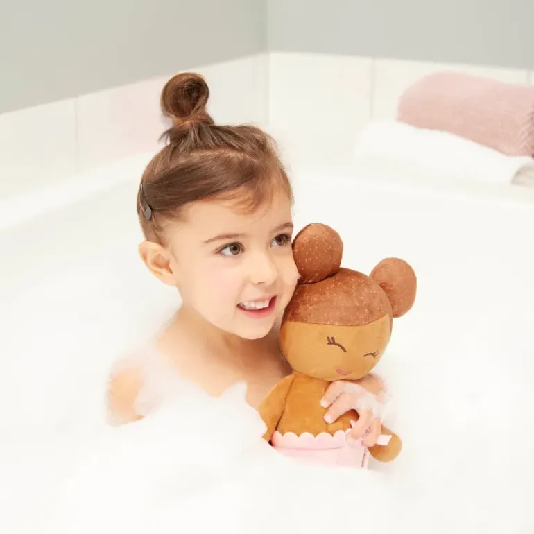 LullaBaby – Bath Doll – Olive Skin Tone & Light-Brown Hair