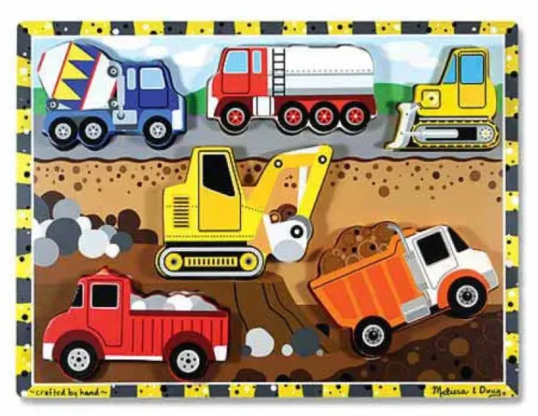 Melissa & Doug - Chunky Puzzle - Construction