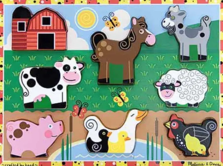 Melissa & Doug - Chunky Puzzle - Farm Animals