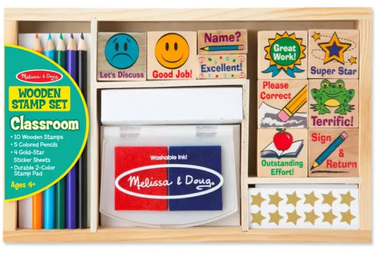 Melissa & Doug - Classroom Stamp Set