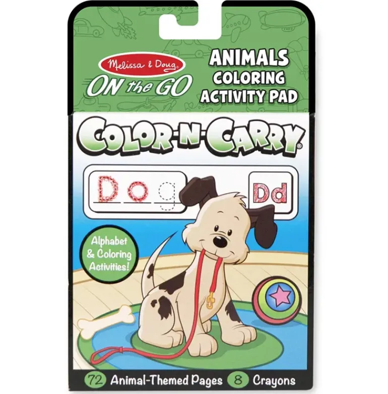 Melissa & Doug - Color and Carry - Animals - ON the GO Travel Activity