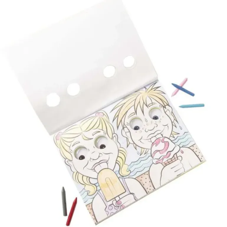 Melissa & Doug - Googly Eyes Colouring Pads - Goofy Faces