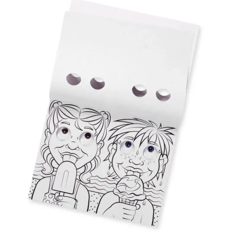 Melissa & Doug - Googly Eyes Colouring Pads - Goofy Faces