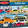 Melissa & Doug - Jumbo Floor Puzzle 24Pc - Traffic jam