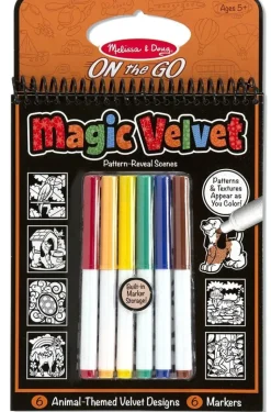 Melissa & Doug - Magic Velvet - Animal Scenes - ON the GO Travel Activity