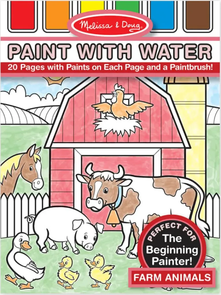 Melissa & Doug - Paint With Water Farm Animals