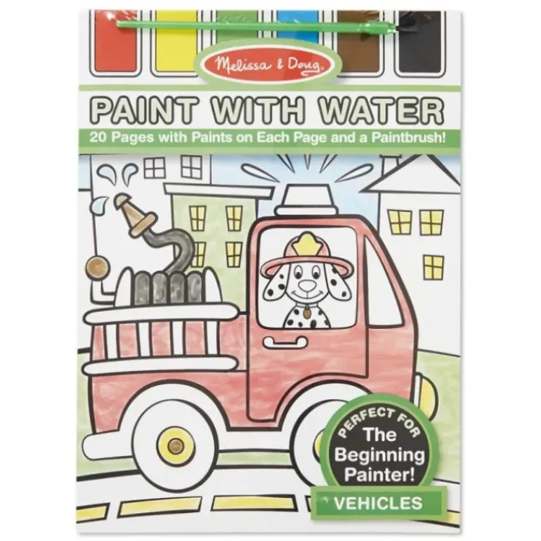 Melissa & Doug - Paint With Water Vehicles