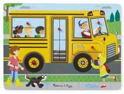 Melissa & Doug - Peg Sound Puzzle - The Wheels on the Bus