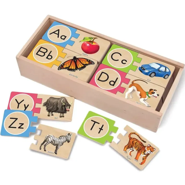 Melissa & Doug - Puzzle Cards - Alphabet