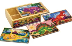 Melissa & Doug - Puzzles in a Box - Dinosaur