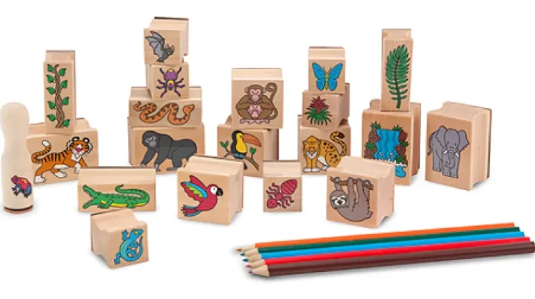 Melissa & Doug - Stamp a Scene Rain Forest