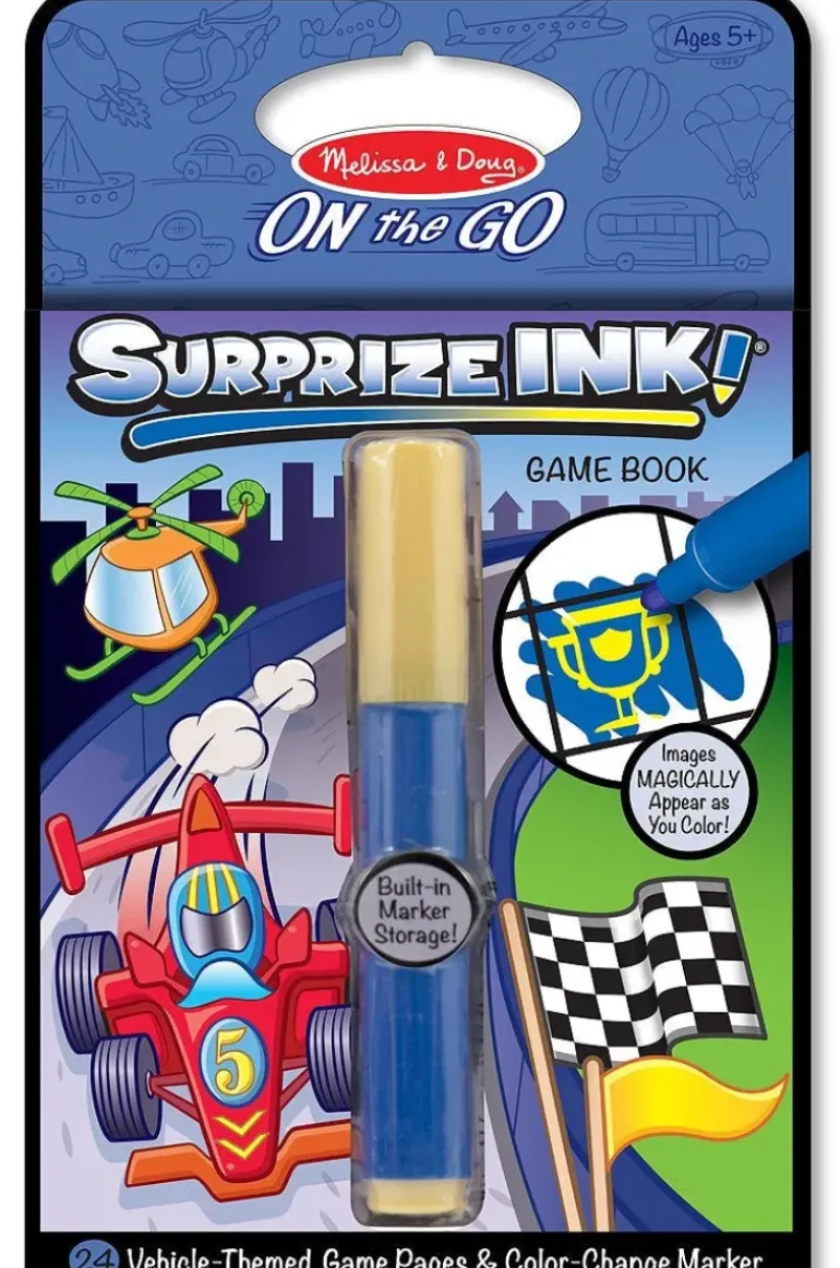 Melissa & Doug - Surprize Ink - Vehicles - ON the GO Travel Activity
