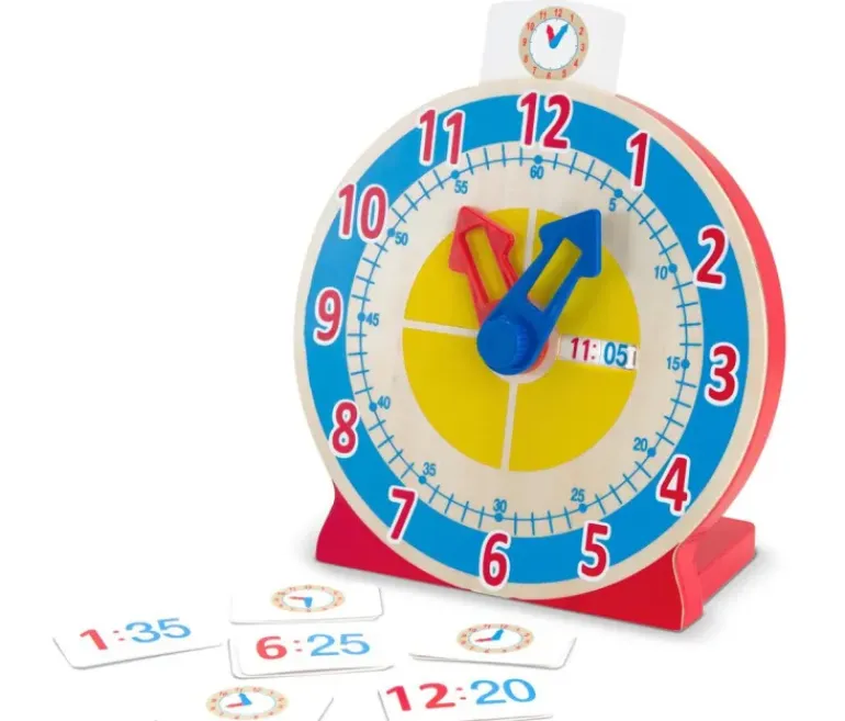Melissa & Doug - Turn & Tell Wooden Clock
