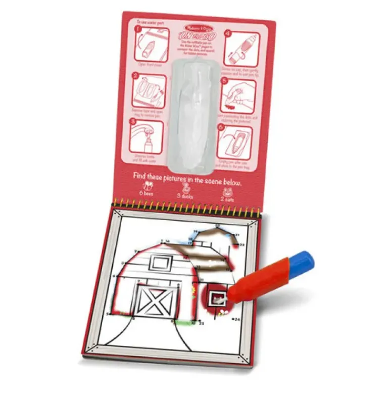 Melissa & Doug - Water WOW - Connect The Dots - ON the GO Travel Activity