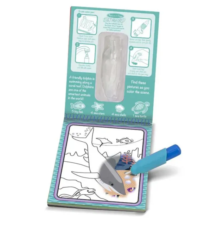 Melissa & Doug - Water WOW - Under the Sea - ON the GO Travel Activity