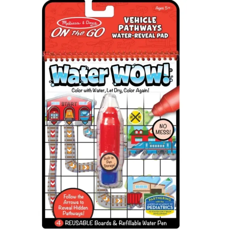 Melissa & Doug - Water WOW - Vehicle Pathways - On the Go Travel Activity