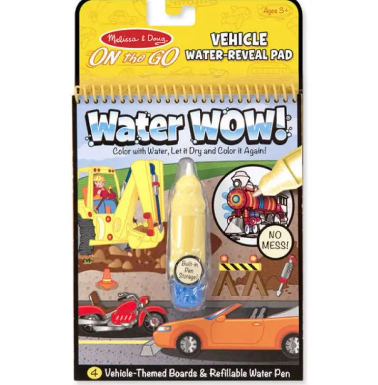 Melissa & Doug - Water WOW - Vehicles - ON the GO Travel Activity