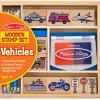 Melissa & Doug - Wooden Vehicle Stamp Set
