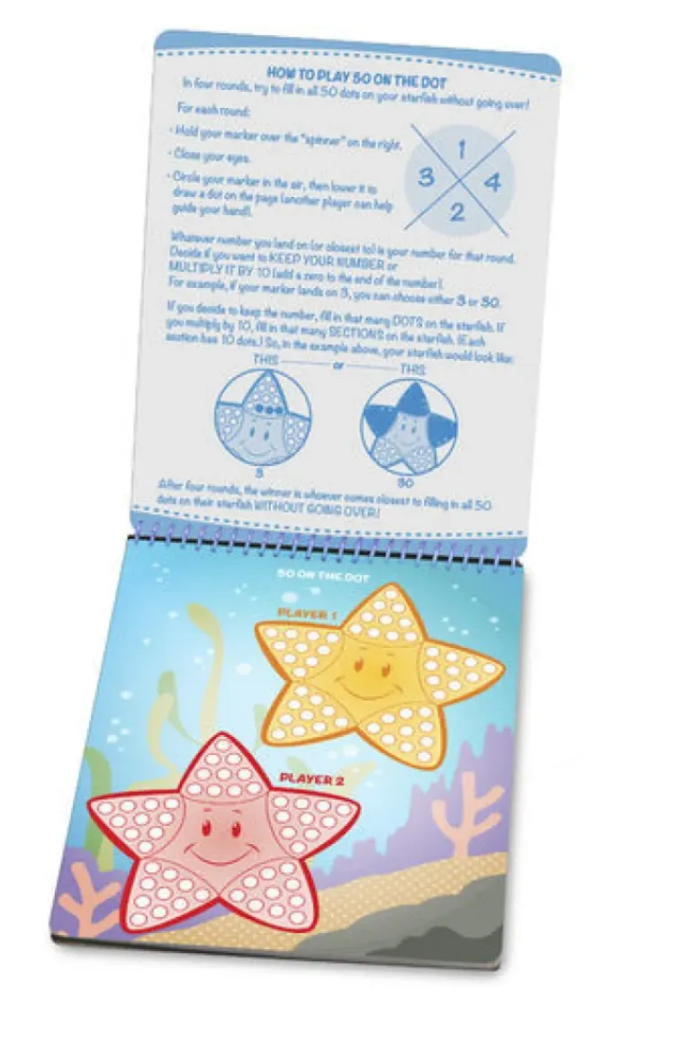 Melissa & Doug - Write On Resusable Games - Write-Off - ON the GO Travel Activity