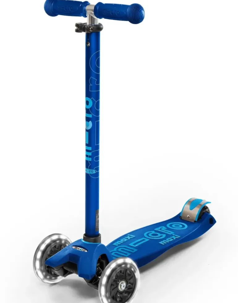 Micro - Maxi Deluxe LED Scooter Navy Blue