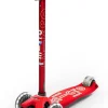 Micro - Maxi Deluxe LED Scooter - Red
