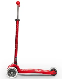 Micro - Maxi Deluxe LED Scooter - Red