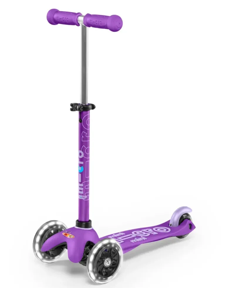 Micro - Mini Deluxe LED Scooter Purple