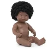 Miniland - Doll 38cm African Girl Down Syndrome In Bag