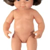 Miniland - Doll 38cm Caucasian Girl Down Syndrome In Bag
