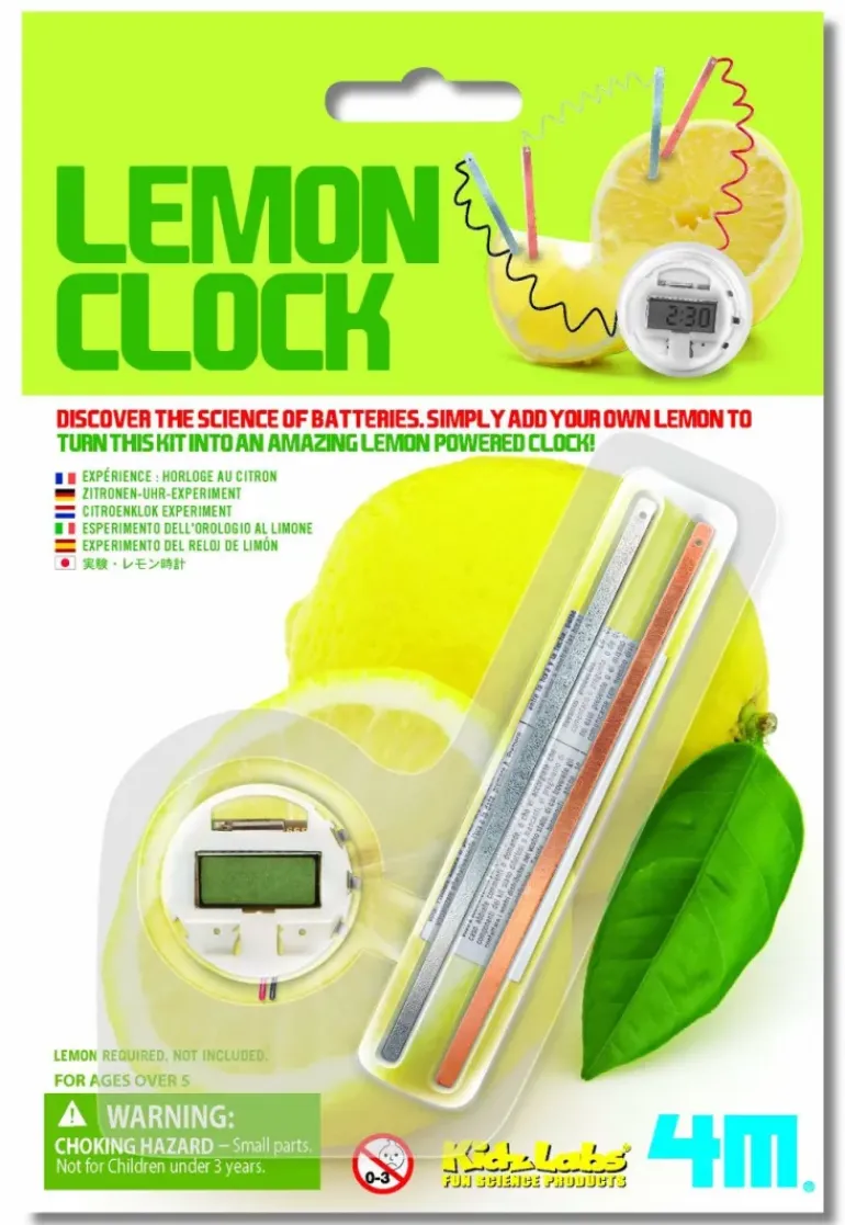 4M - Lemon Powered Clock Kit