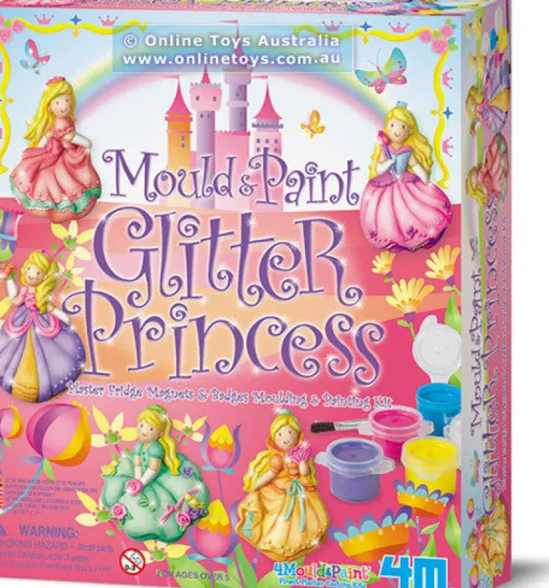 4M - Mould & Paint Glitter Princess