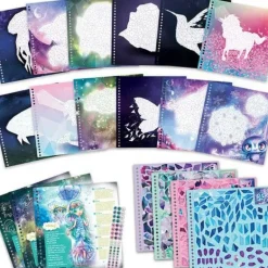 Nebulous Stars - Creative Book Paint By Stickers