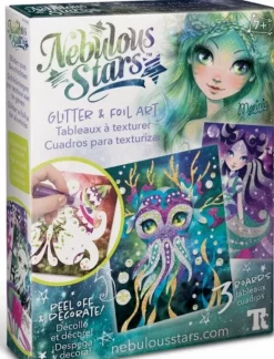 Nebulous Stars - Glitter & Foil Art