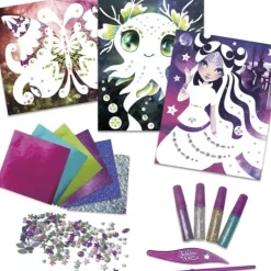 Nebulous Stars - Glitter & Foil Art