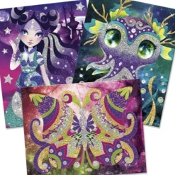 Nebulous Stars - Glitter & Foil Art