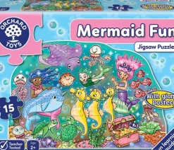Orchard - 15Pc Mermaid Fun Puzzle & Poster