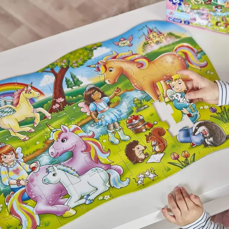 Orchard - 50Pc Unicorn Friends & Poster Puzzle