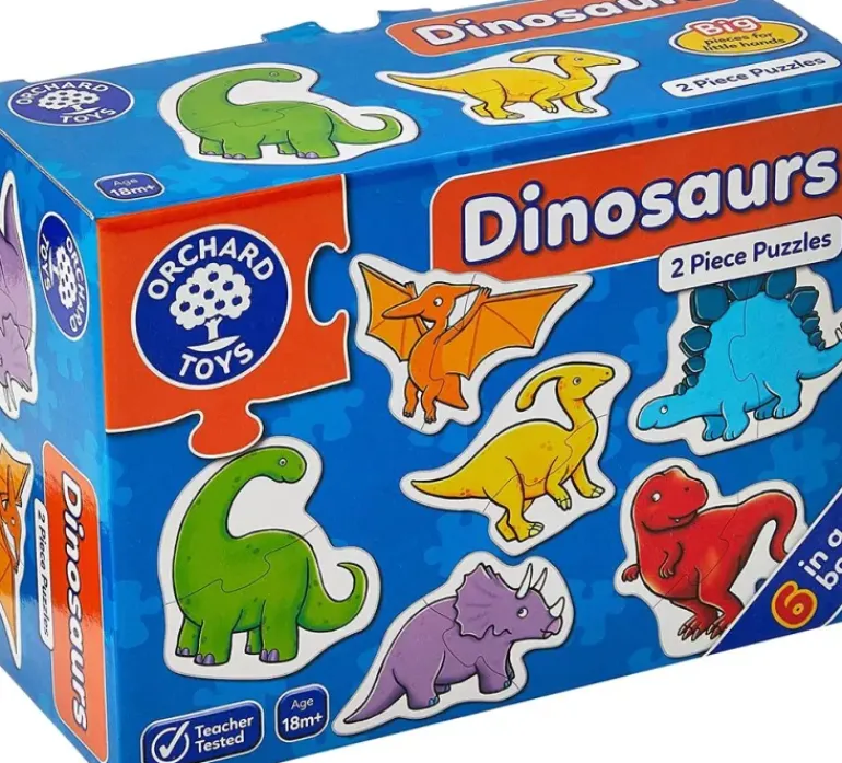 Orchard - 6 x 2Pc Dinosaur Puzzles