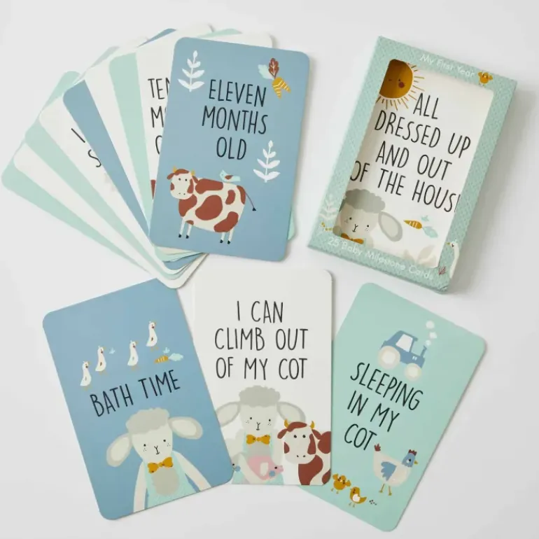 Pilbeam - Funny Farm Baby Milestone Cards