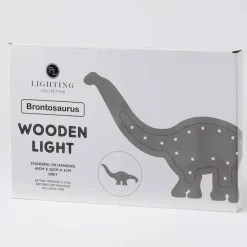 Pilbeam - Wooden Light Brontosaurus