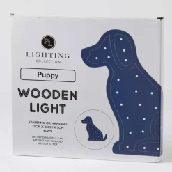 Pilbeam - Wooden Light Puppy