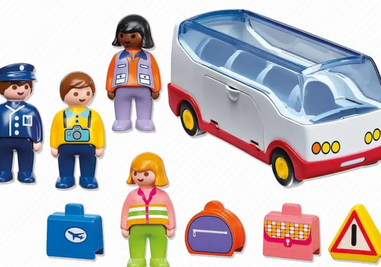 Playmobil - 1.2.3 Airport Shuttle Bus (6773)