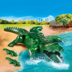 Playmobil - Alligator With Babies (70358)