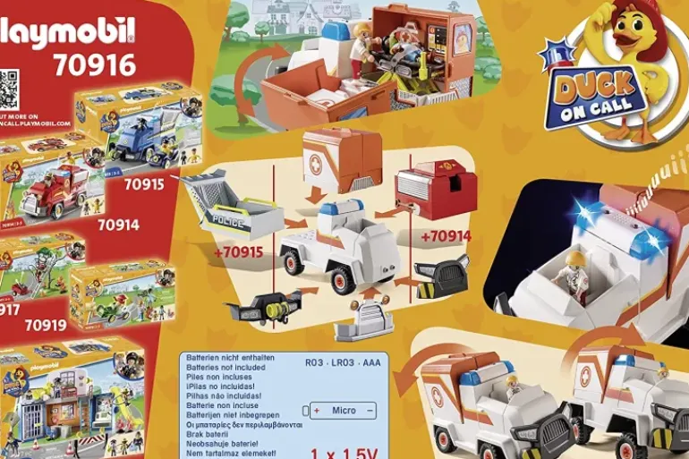 Playmobil - Ambulance Emergeny Vehicle (70916)