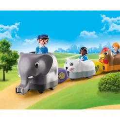 Playmobil - 1.2.3 Animal Train (70405)