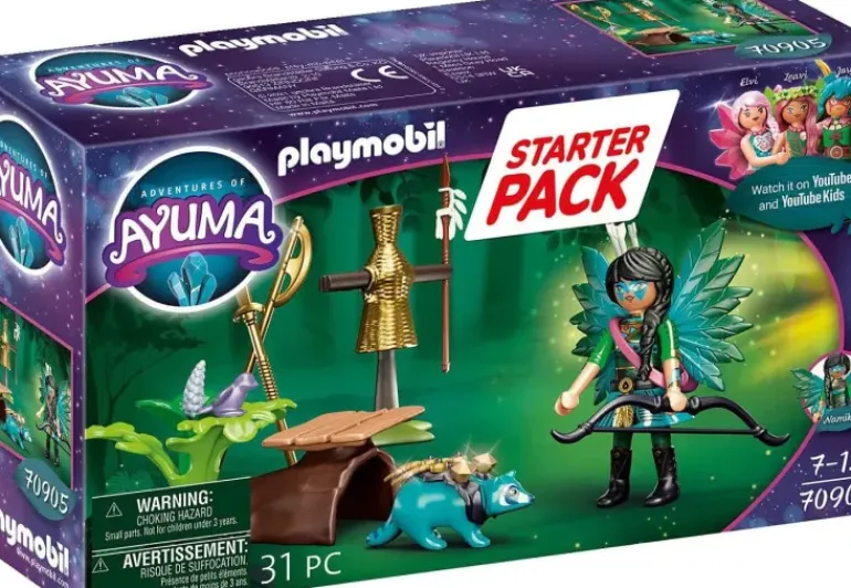 Playmobil - Ayuma Starter Pack Knight Fairy with Raccoon (70905)