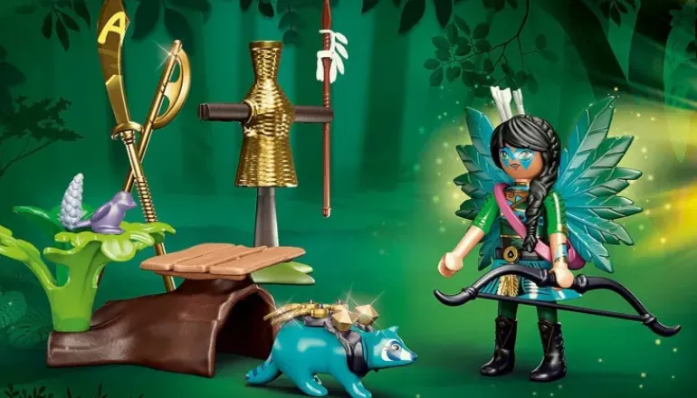 Playmobil - Ayuma Starter Pack Knight Fairy with Raccoon (70905)
