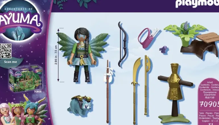 Playmobil - Ayuma Starter Pack Knight Fairy with Raccoon (70905)