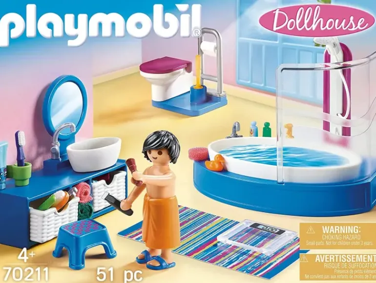 Playmobil - Bathroom With Tub (70211)